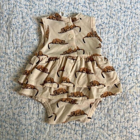 Kate Quinn organics 0/3 m mountain lions romper - Picture 4 of 4
